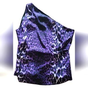 T Tahari One-Shoulder Top